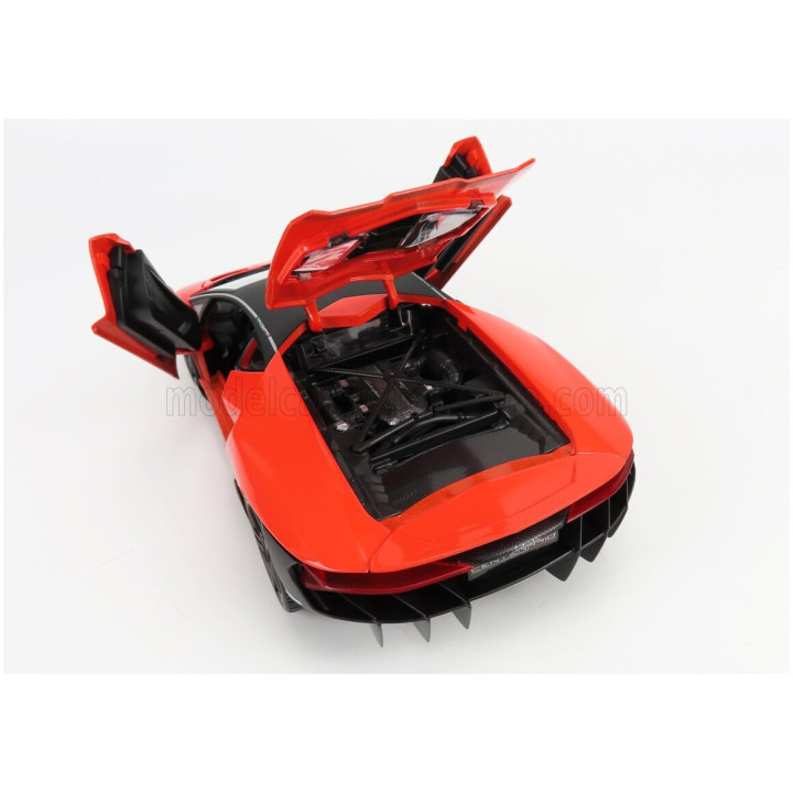MAISTO LAMBORGHINI CENTENARIO LP770-4 2016 - ORANGE BLACK 1/18