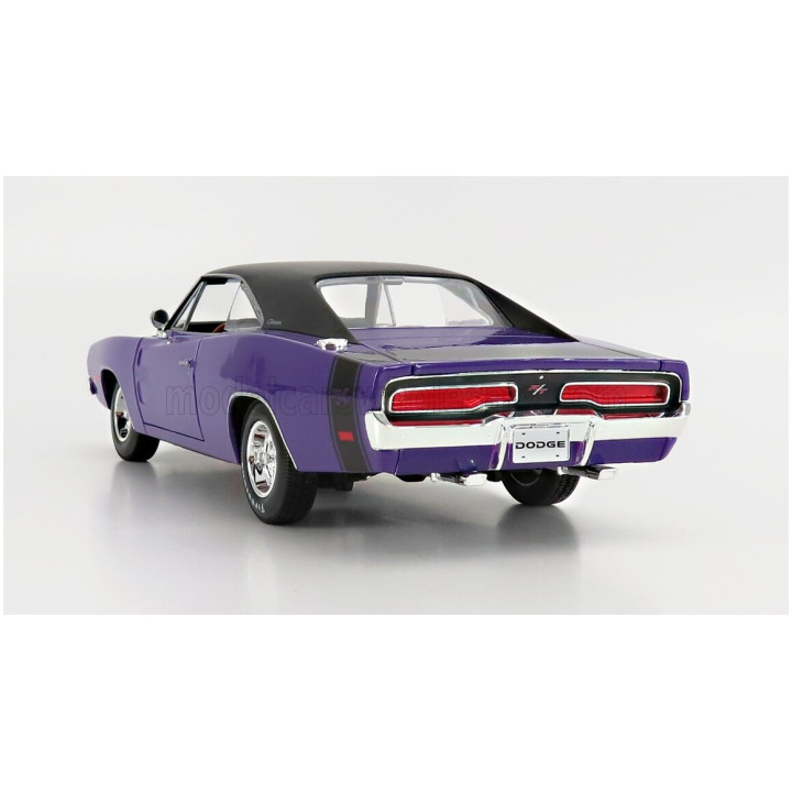 MAISTO DODGE CHARGER R/T COUPE 1969 - PURPLE MET 1/18