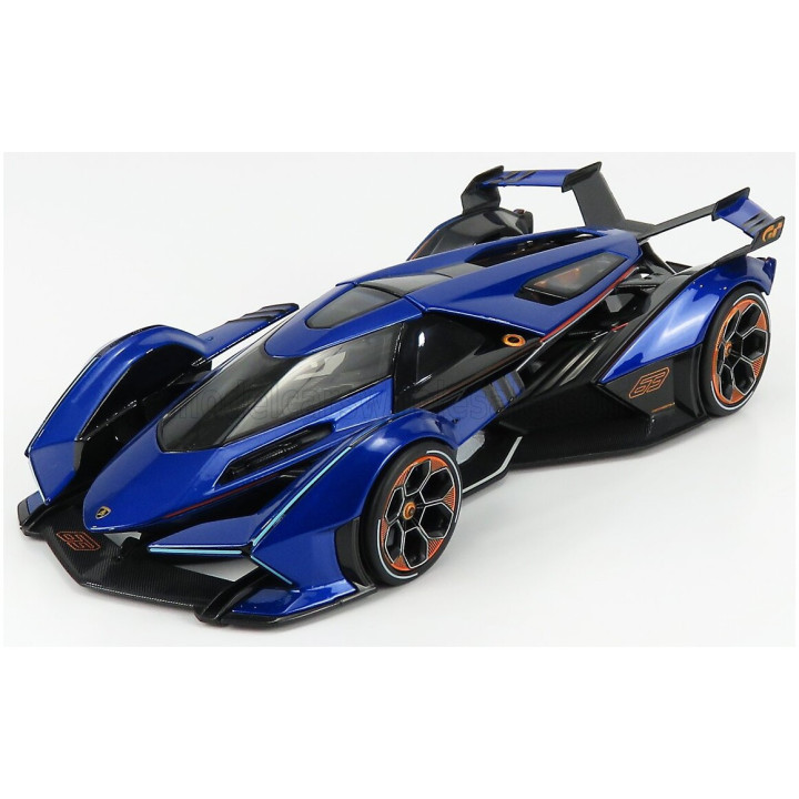 MAISTO LAMBORGHINI LAMBO V12 VISION GT N 63 GRAN TURISMO 2020 - BLUE MET 1/18