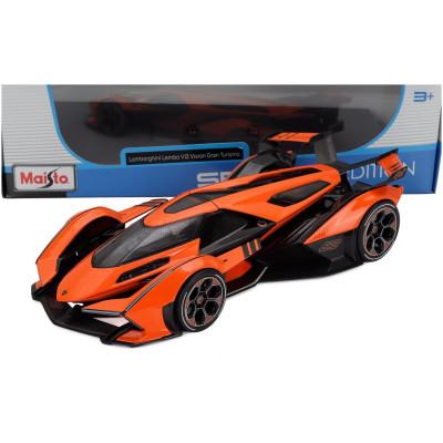 MAISTO LAMBORGHINI LAMBO V12 VISION GT N 63 GRAN TURISMO 2020 - ORANGE 1/18