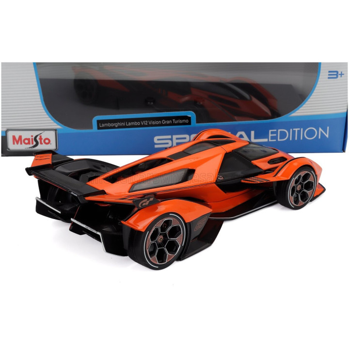 MAISTO LAMBORGHINI LAMBO V12 VISION GT N 63 GRAN TURISMO 2020 - ORANGE 1/18