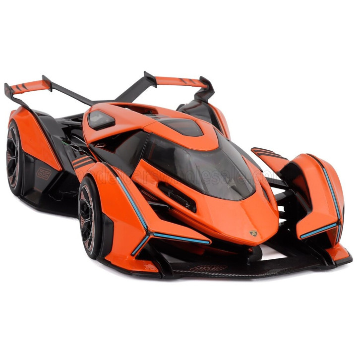 MAISTO LAMBORGHINI LAMBO V12 VISION GT N 63 GRAN TURISMO 2020 - ORANGE 1/18