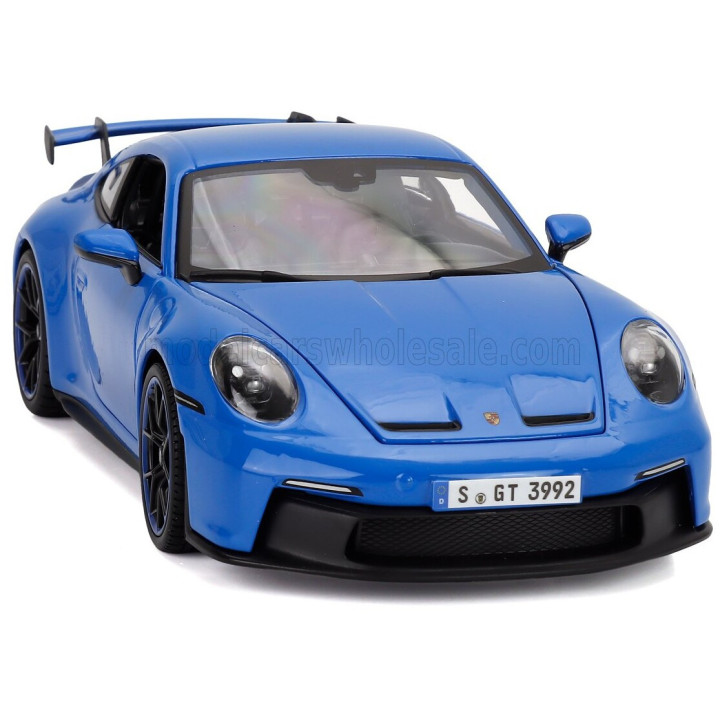 MAISTO PORSCHE 911 992 GT3 COUPE 2022 - BLUE 1/18
