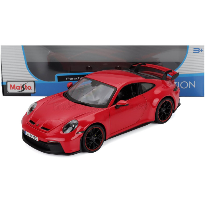 MAISTO PORSCHE 911 992 GT3 COUPE 2022 - RED 1/18