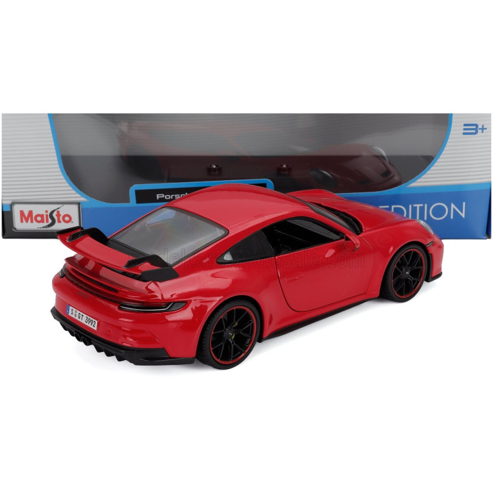 MAISTO PORSCHE 911 992 GT3 COUPE 2022 - RED 1/18