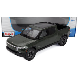 MAISTO RIVIAN R1T PICK-UP DOUBLE CABINE 2025 - GREEN 1/18