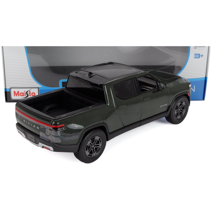 MAISTO RIVIAN R1T PICK-UP DOUBLE CABINE 2025 - GREEN 1/18