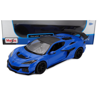 MAISTO CHEVROLET CORVETTE ZR1 COUPE 2024 - BLUE 1/18