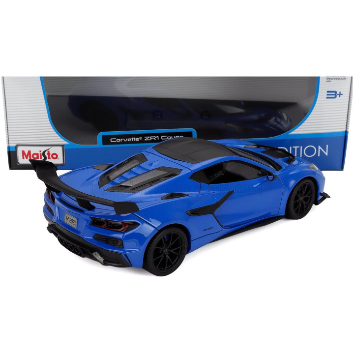 MAISTO CHEVROLET CORVETTE ZR1 COUPE 2024 - BLUE 1/18