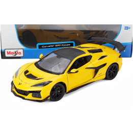 MAISTO CHEVROLET CORVETTE ZR1 COUPE 2024 - YELLOW 1/18