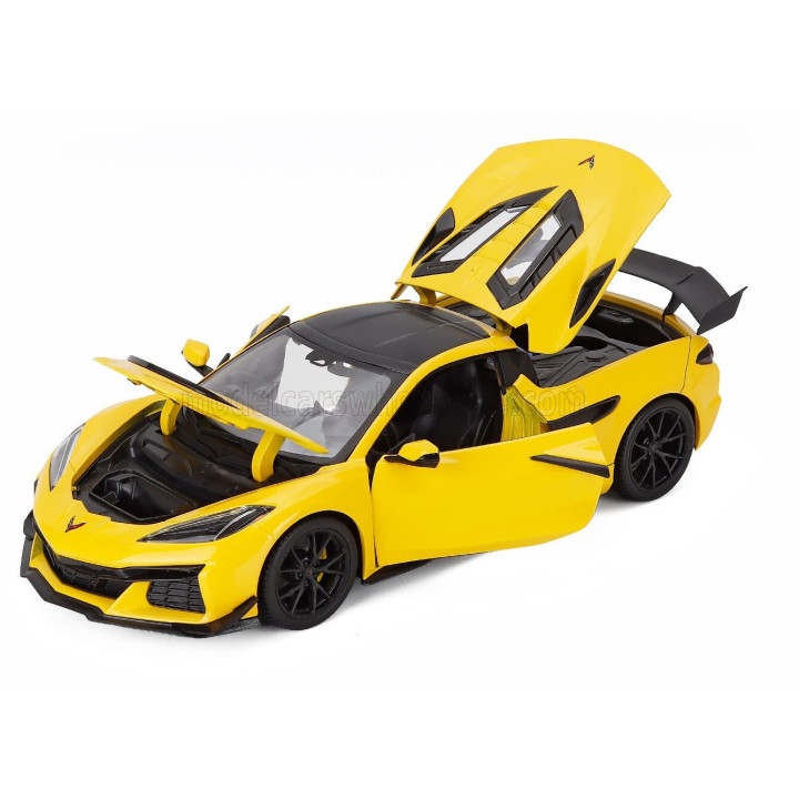 MAISTO CHEVROLET CORVETTE ZR1 COUPE 2024 - YELLOW 1/18