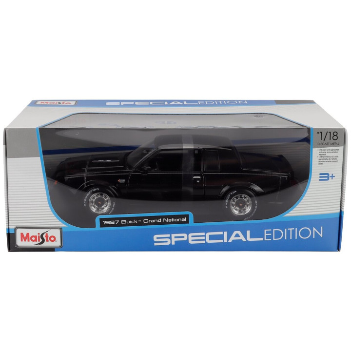 MAISTO BUICK GRAND NATIONAL 1987 - BLACK 1/18