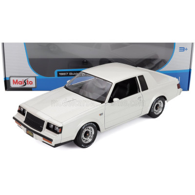 MAISTO BUICK GRAND NATIONAL 1987 - WHITE 1/18
