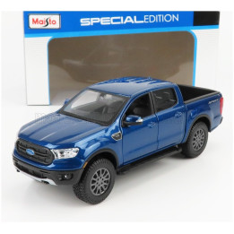 MAISTO FORD USA RANGER FX4 SPORT PICK-UP DOUBLE CABINE 2019 - BLUE 1/27