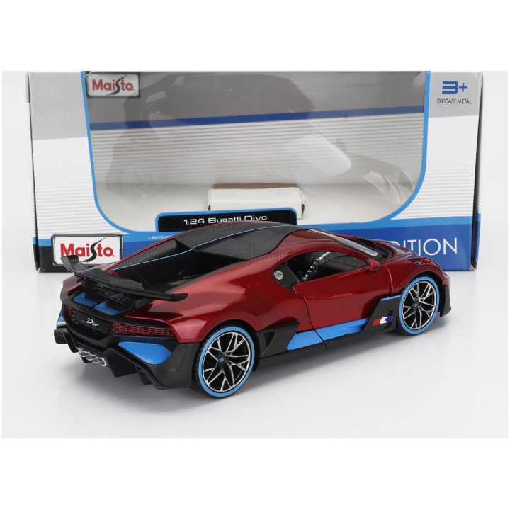 MAISTO BUGATTI DIVO 2018 - RED MET 1/24