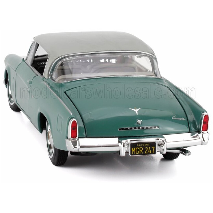 MAISTO STUDEBAKER STARLINER 1953 - GREY ROOF - GREEN 1/18