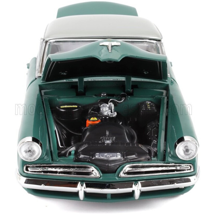 MAISTO STUDEBAKER STARLINER 1953 - GREY ROOF - GREEN 1/18