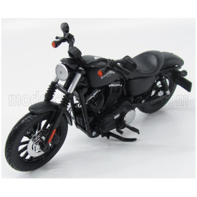 MAISTO HARLEY DAVIDSON SPORTSTER IRON 883 2014 - MATT BLACK 1/12