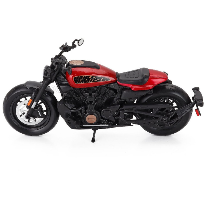 MAISTO HARLEY DAVIDSON SPORSTER S 2024 - RED BLACK 1/12