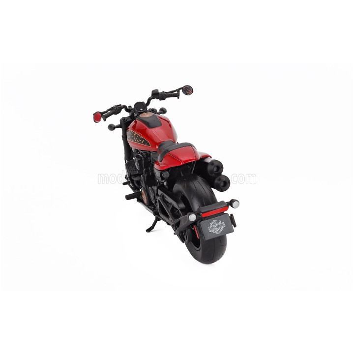 MAISTO HARLEY DAVIDSON SPORSTER S 2024 - RED BLACK 1/12