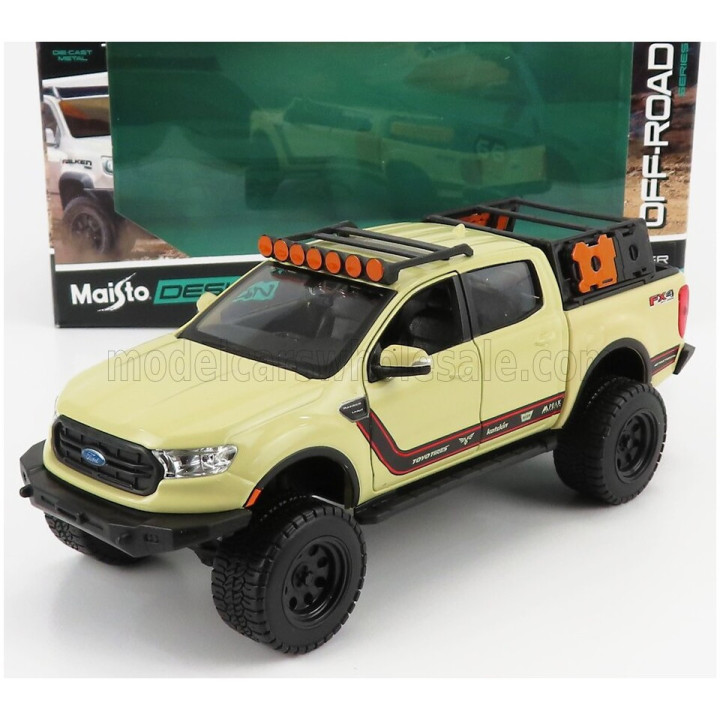 MAISTO FORD USA RANGE PICK-UP FX-4 2019 - CREAM 1/27