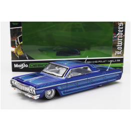 MAISTO CHEVROLET IMPALA SS CUSTOM 1964 - BLUE 1/26