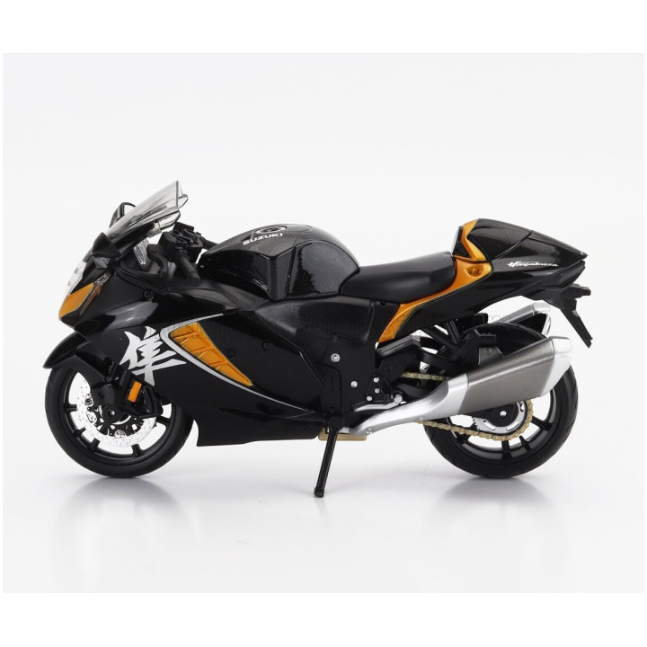 MAISTO SUZUKI HAYABUSA 2022 - BLACK ORANGE 1/12