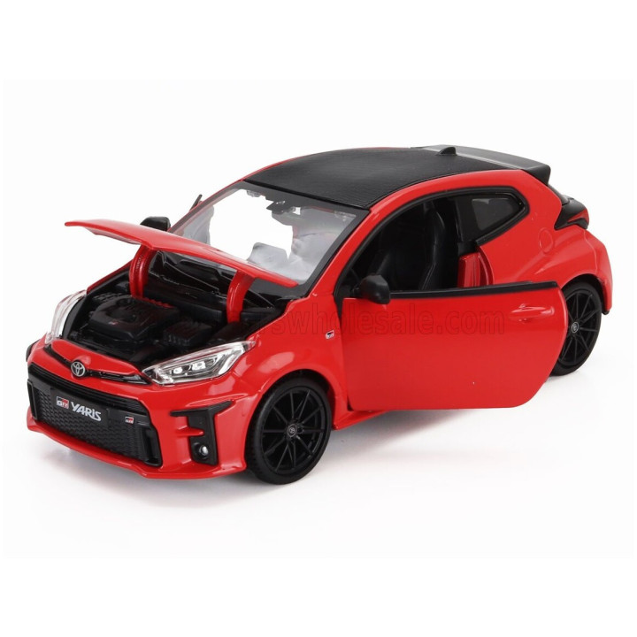 MAISTO TOYOTA YARIS GR 2021 - LIGHT RED 1/24