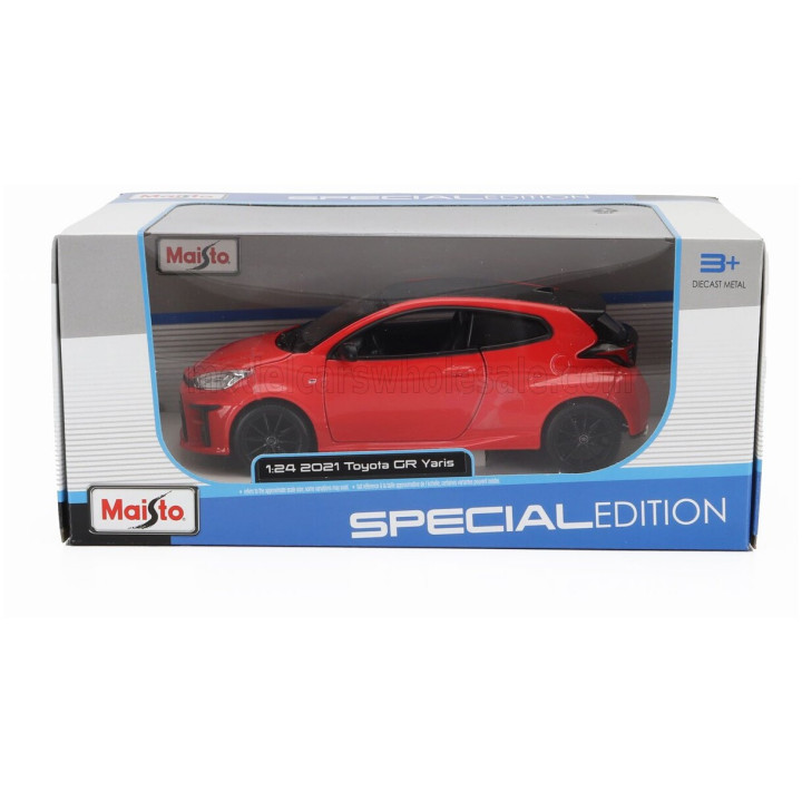 MAISTO TOYOTA YARIS GR 2021 - LIGHT RED 1/24