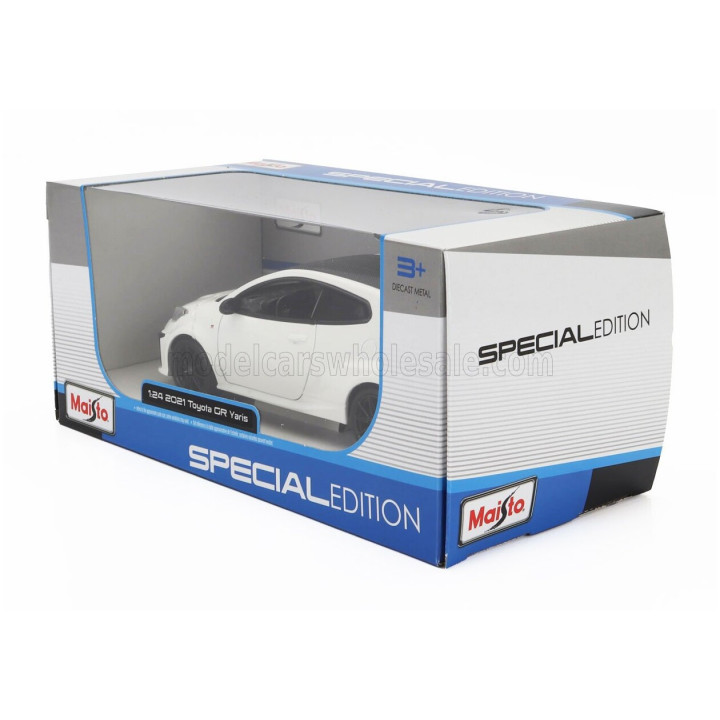 MAISTO TOYOTA YARIS GR 2021 - WHITE 1/24