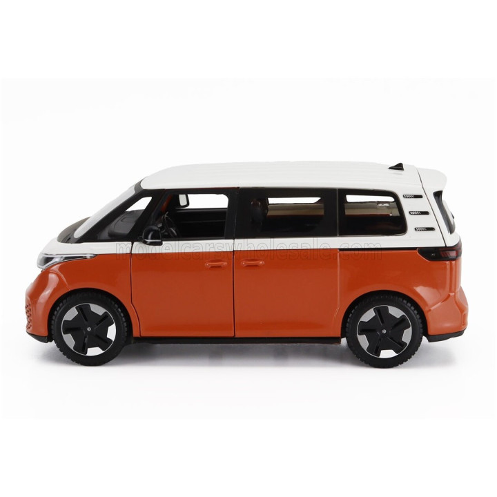 MAISTO VOLKSWAGEN ID.BUZZ MINIBUS 2023 - ORANGE WHITE 1/25