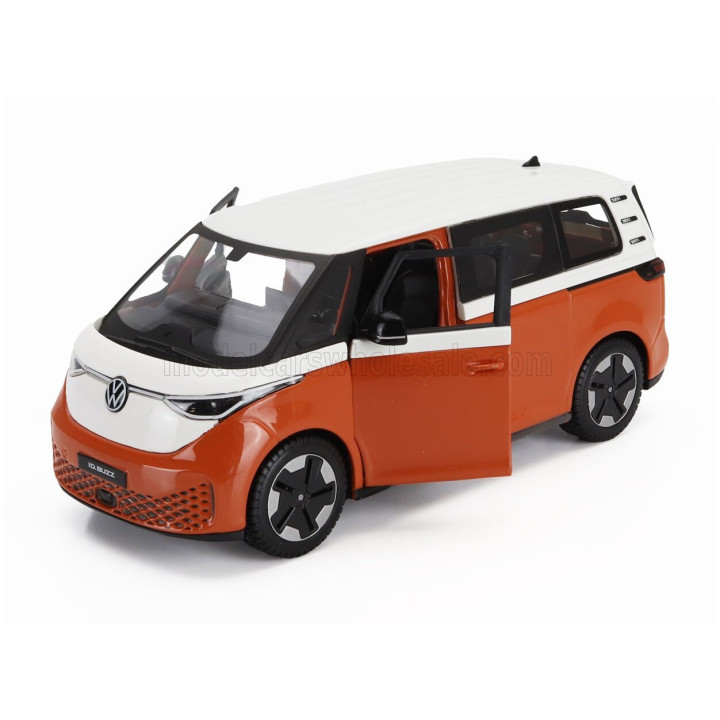 MAISTO VOLKSWAGEN ID.BUZZ MINIBUS 2023 - ORANGE WHITE 1/25