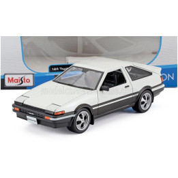 MAISTO TOYOTA SPRINTER TRUENO AE86 1979 - WHITE BLACK 1/24