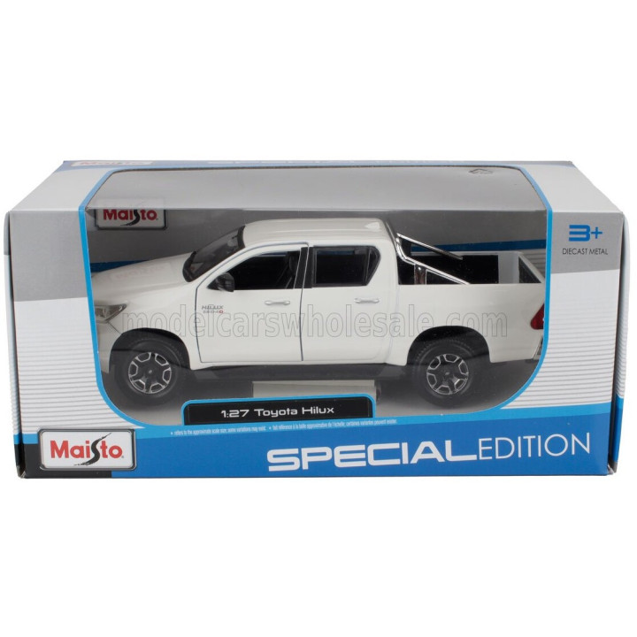MAISTO TOYOTA HILUX PICK-UP 2021 - WHITE 1/27