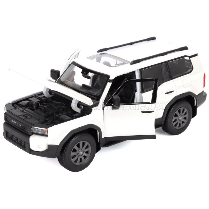 MAISTO TOYOTA LAND CRUISER 2024 - WHITE MET 1/24