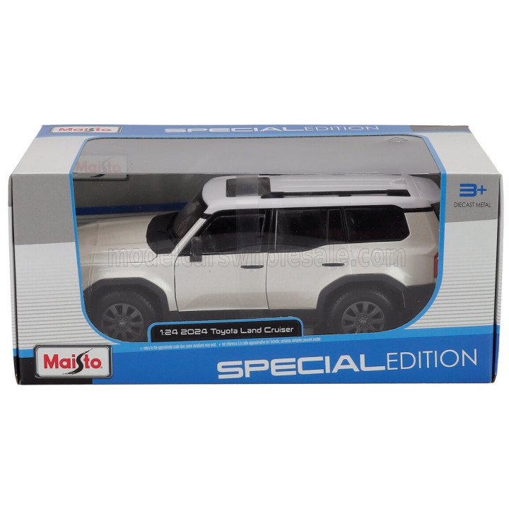 MAISTO TOYOTA LAND CRUISER 2024 - WHITE MET 1/24