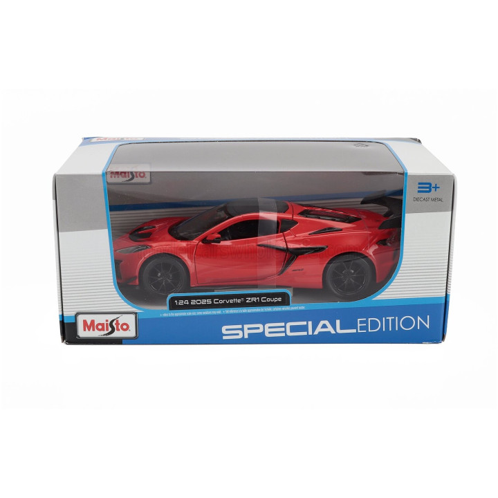 MAISTO CHEVROLET CORVETTE ZR1 COUPE 2025 - RED 1/24