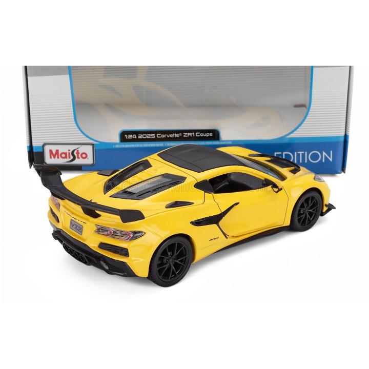 MAISTO CHEVROLET CORVETTE ZR1 COUPE 2025 - YELLOW MET 1/24