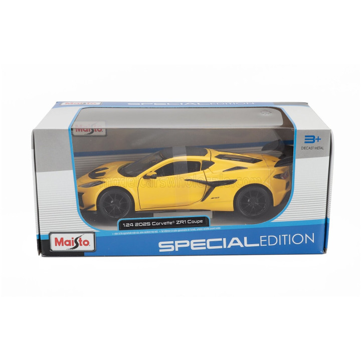 MAISTO CHEVROLET CORVETTE ZR1 COUPE 2025 - YELLOW MET 1/24