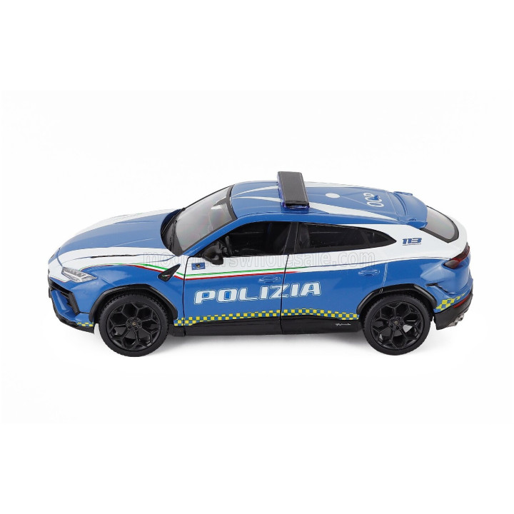 MAISTO LAMBORGHINI URUS POLIZIA 2018 - LIGHT BLUE WHITE 1/24