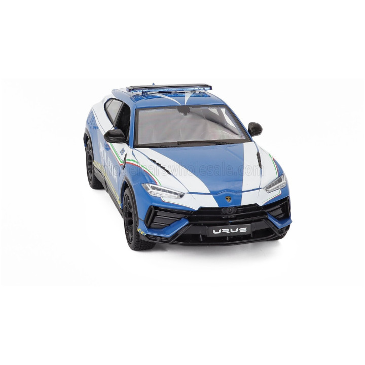 MAISTO LAMBORGHINI URUS POLIZIA 2018 - LIGHT BLUE WHITE 1/24