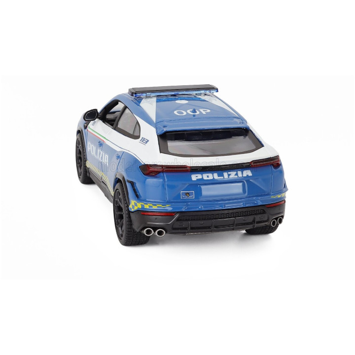 MAISTO LAMBORGHINI URUS POLIZIA 2018 - LIGHT BLUE WHITE 1/24