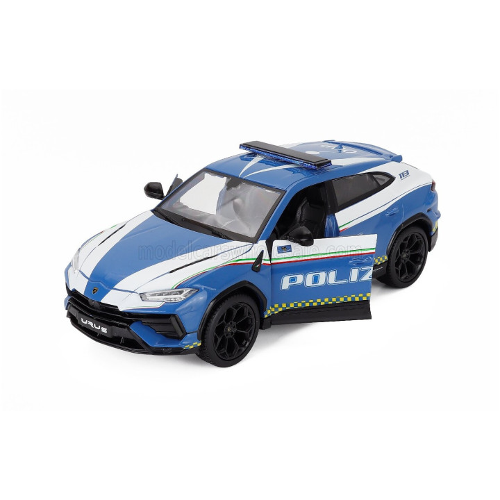 MAISTO LAMBORGHINI URUS POLIZIA 2018 - LIGHT BLUE WHITE 1/24