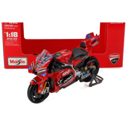 MAISTO DUCATI DESMOSEDICI GP25 TEAM LENOVO N 63 MOTOGP SEASON 2025 FRANCESCO BAGNAIA - RED 1/18