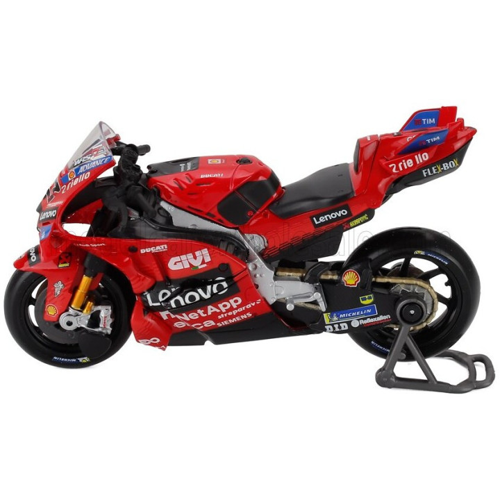 MAISTO DUCATI DESMOSEDICI GP25 TEAM LENOVO N 63 MOTOGP SEASON 2025 FRANCESCO BAGNAIA - RED 1/18