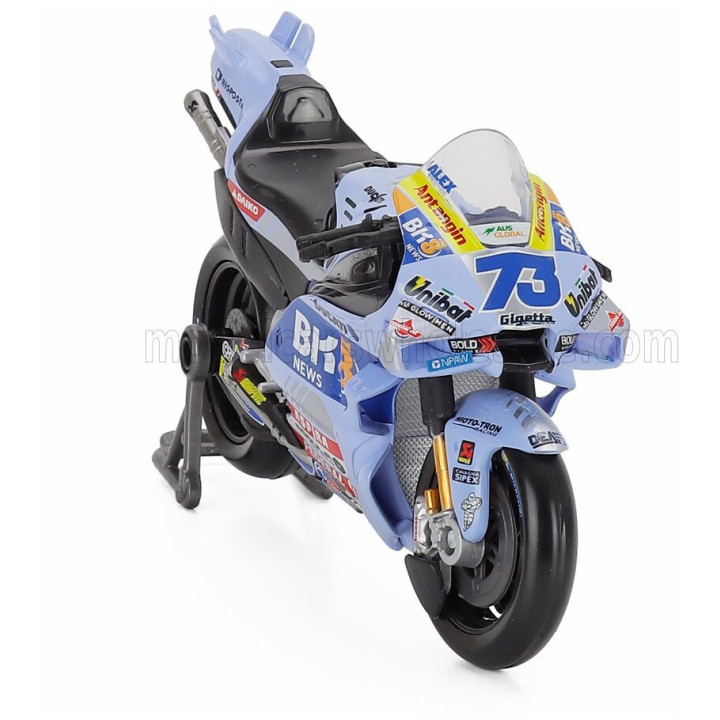 MAISTO DUCATI DESMOSEDICI GP25 TEAM GRESINI RACING N 73 MOTOGP SEASON 2025 ALEX MARQUEZ - LIGHT BLUE 1/18