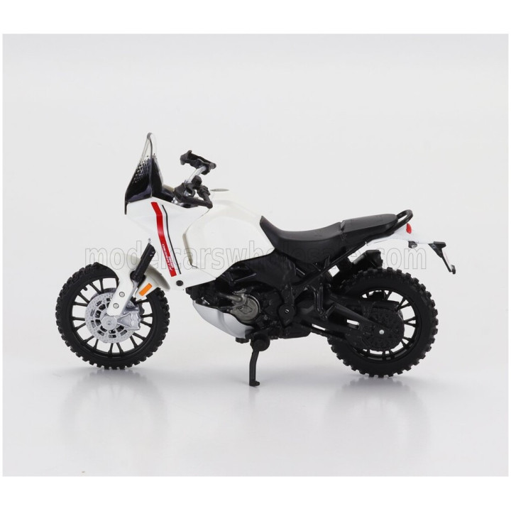 MAISTO DUCATI DESERTX 2022 - WHITE BLACK 1/18