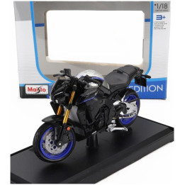MAISTO YAMAHA MT-10 SP 2023 - BLACK SILVER 1/18