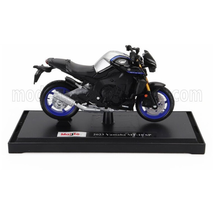 MAISTO YAMAHA MT-10 SP 2023 - BLACK SILVER 1/18