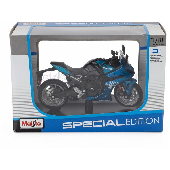 MAISTO SUZUKI GSX-8R 2024 - BLUE MET 1/18